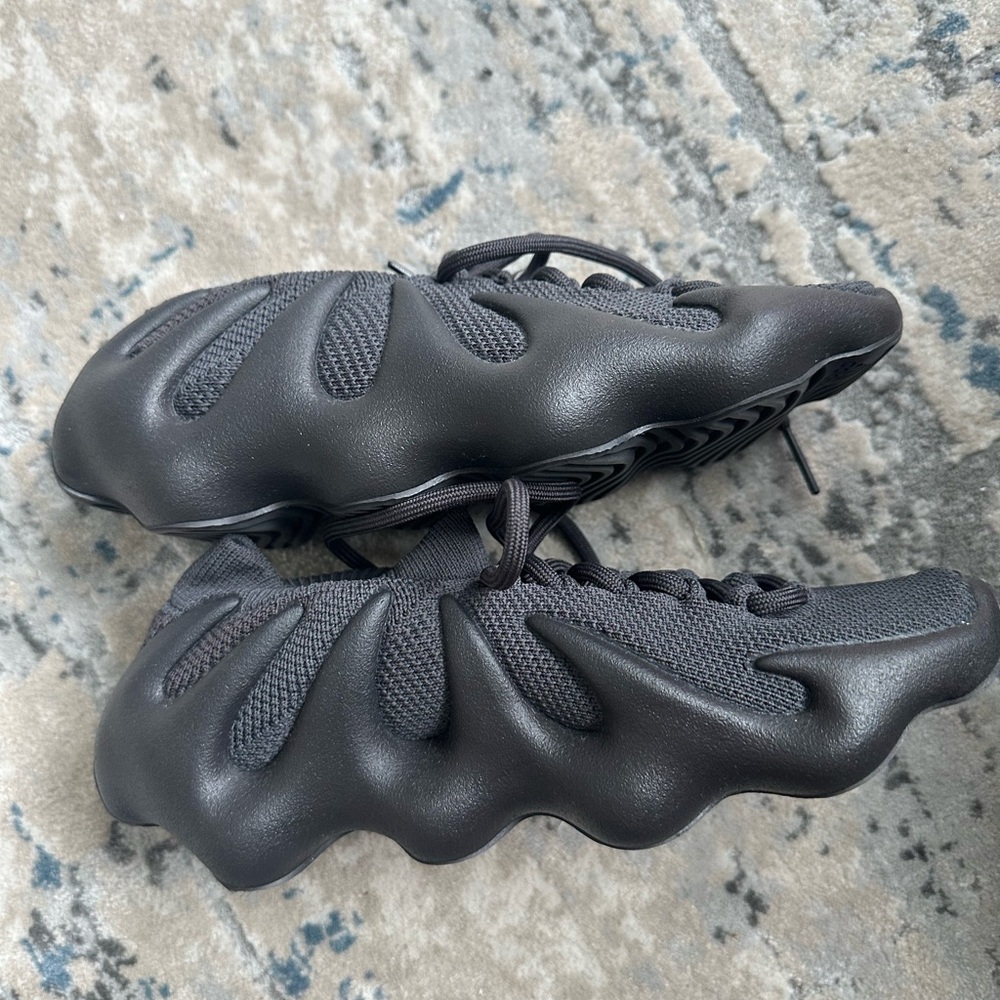 Yeezy Charcoal Knit Sneakers